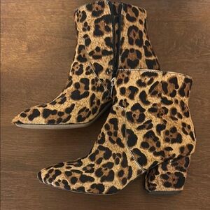Botkier Allie Cheetah Print Booties